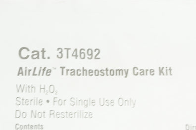CareFusion 3T4692 AirLife Tracheostomy Care Kit With H2O2